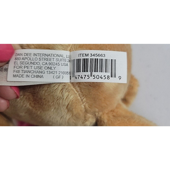 Dan Dee Clarice Rudolph The Red Nosed Reindeer Squeak Plush Stuffed Toy 13" - Picture 8 of 10